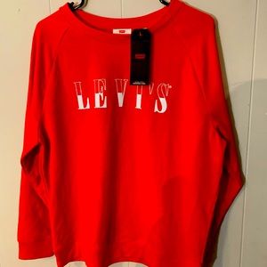 Ladies long sleeve Levi’s sweatshirts, new with tags